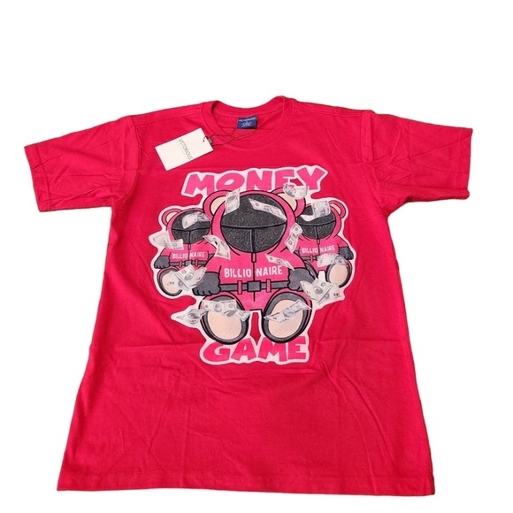 Money & Game Rhinestones Tee NWT sz L & XL - Picture 4 of 6